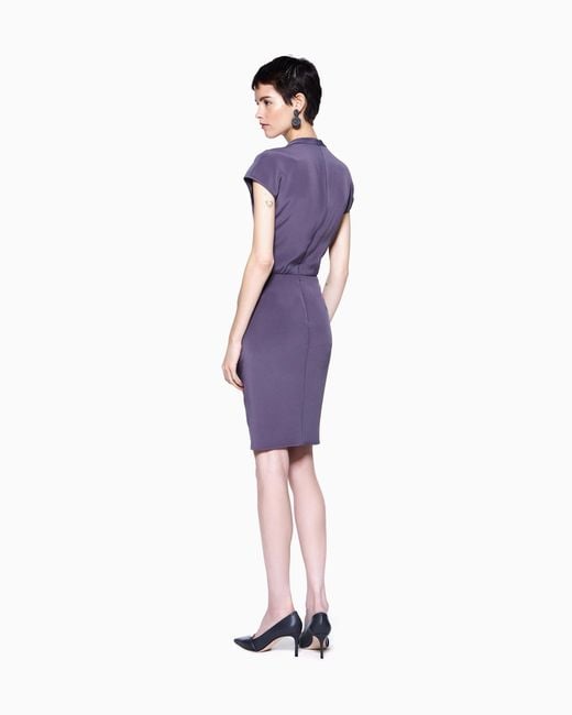 Giorgio Armani Purple Dress
