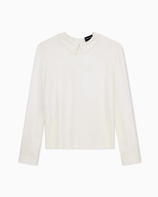 Giorgio Armani White Armani/Archivio Fw1990 Blouse