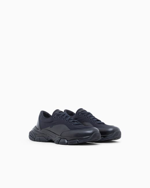 Giorgio Armani Blue Sneaker for men
