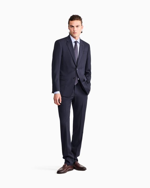 Giorgio Armani Blue Dress Shirt for men