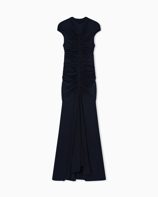 Giorgio Armani Blue Long Dress