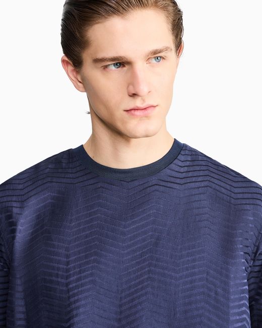 Giorgio Armani Blue T-Shirt Shirt for men