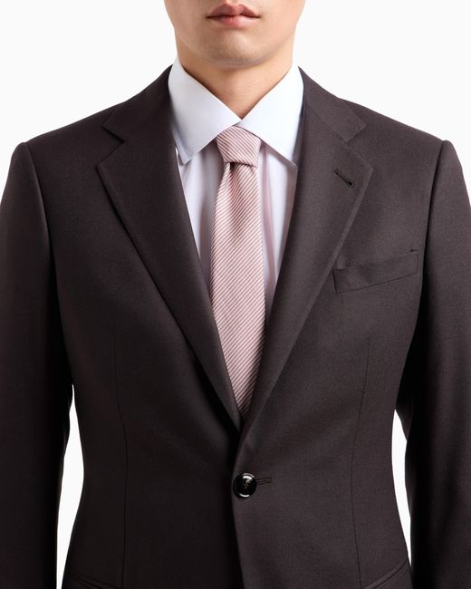 Giorgio Armani Black Single-Breasted Soho Line Suit for men