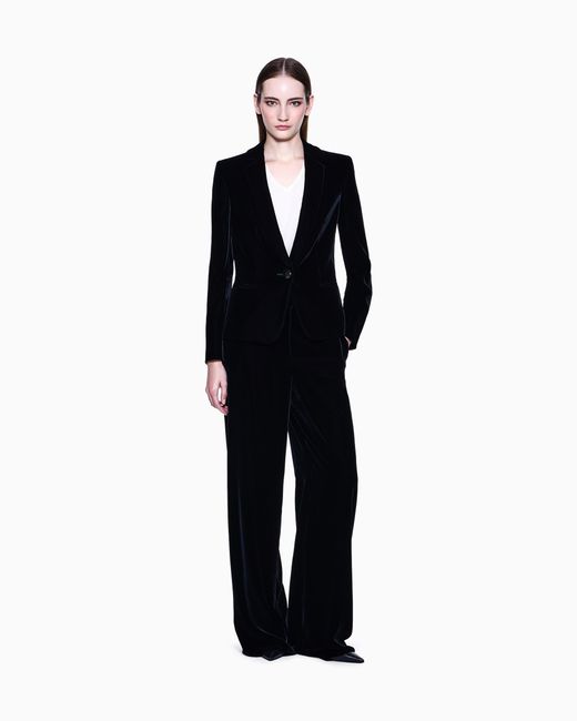 Giorgio Armani Black Single-Breasted Jacket