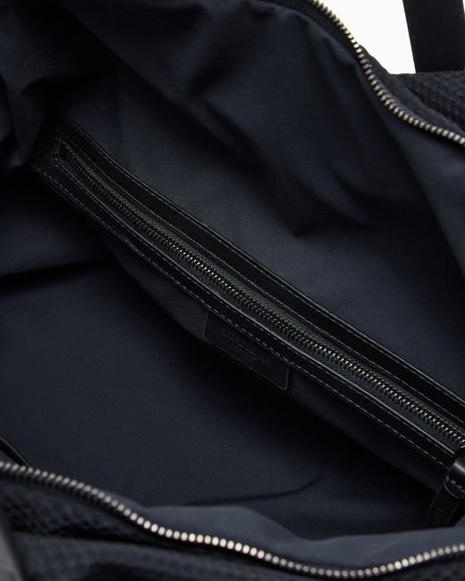 Giorgio Armani Black Holdall Weekender for men
