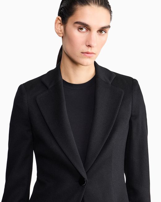 Giorgio Armani Black Single-Breasted Jacket
