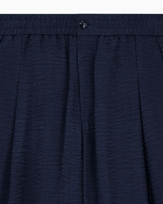 Giorgio Armani Blue Trousers Regular Fit for men
