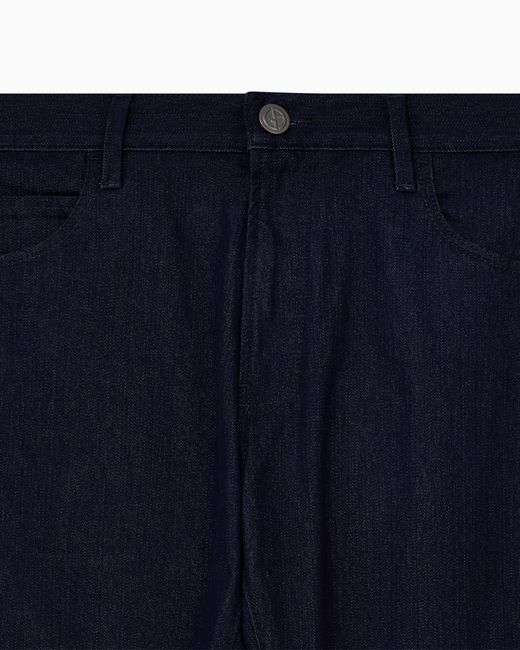 Giorgio Armani Blue Regular Fit Trousers for men