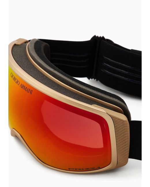 Giorgio Armani Verspiegelte Skibrille Von By Oakley in Red für Herren