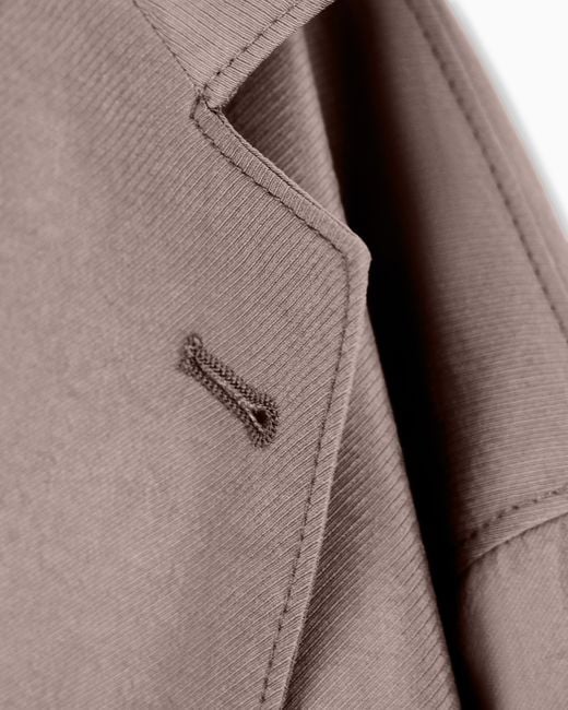 Giorgio Armani Brown Single-Breasted Patch-Pocket Blazer for men