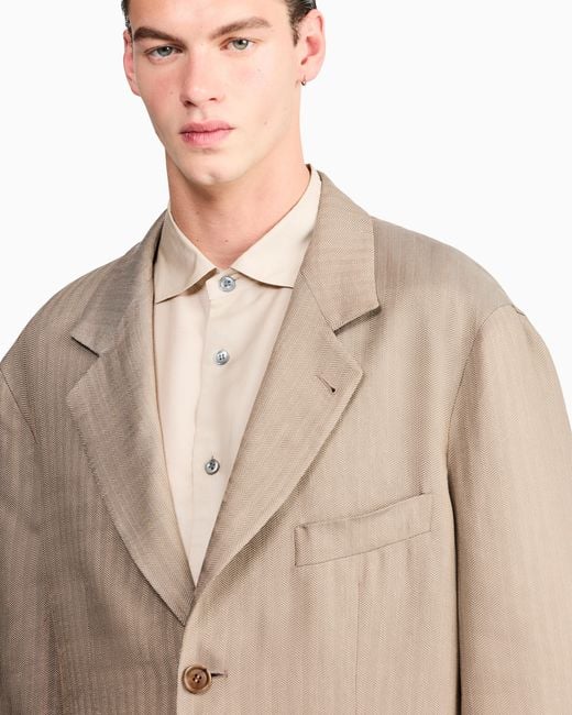 Giorgio Armani Natural Armani/Archivio Ss1994 Single-Breasted Jacket for men