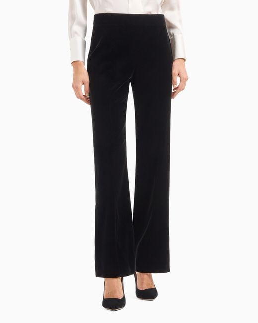 Giorgio Armani Black Cropped Trousers