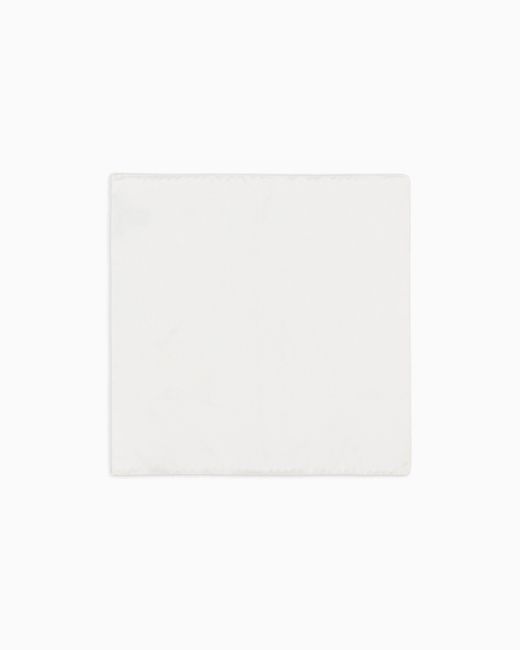 Pañuelo De Bolsillo En Seda Giorgio Armani de hombre de color White