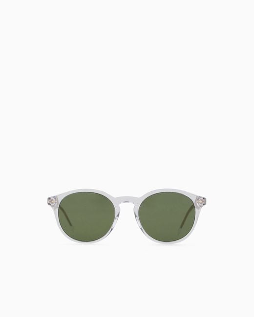 Giorgio Armani Green Panto Sunglasses for men
