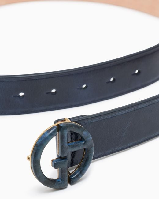 Giorgio Armani Blue Plate Belt for men