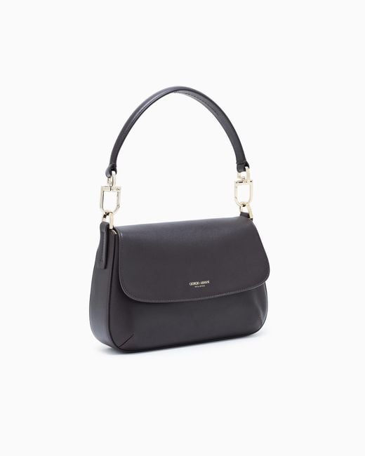 Giorgio Armani Black Small La Prima Soft Bag