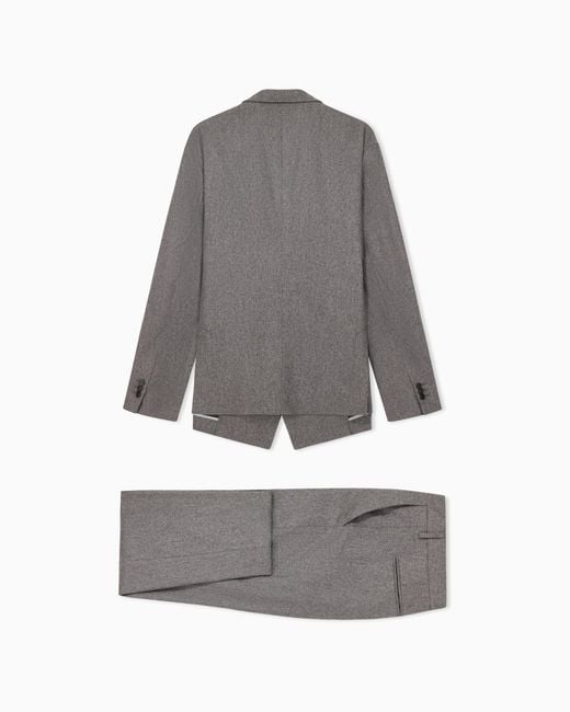 Giorgio Armani Gray Suit Regular Fit for men