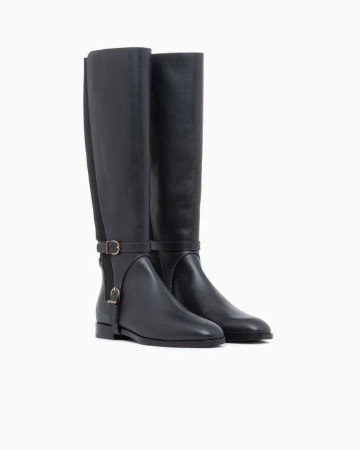 Giorgio Armani Black Boots