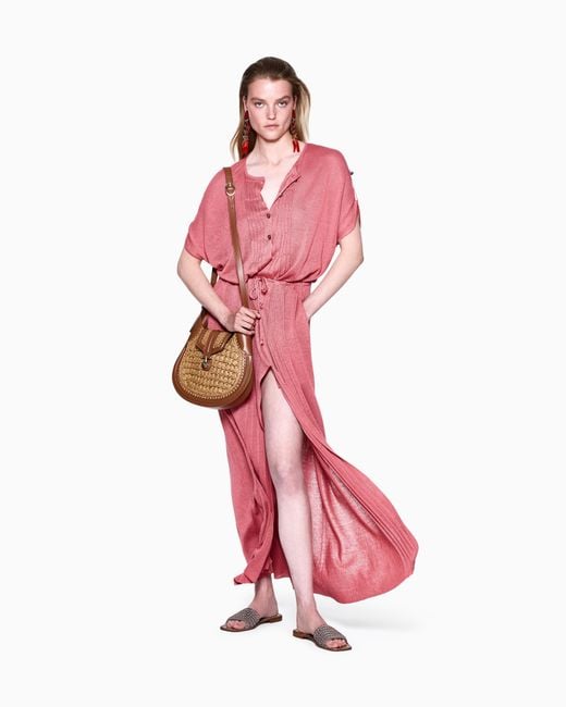 Giorgio Armani Pink Long Dress