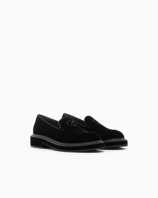Giorgio Armani Black Slipper Giorgio's for men