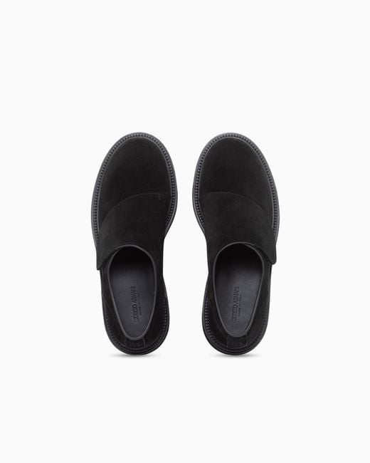 Giorgio Armani Black Slippers for men