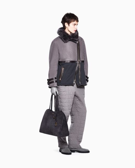 Giorgio Armani Gray Boot