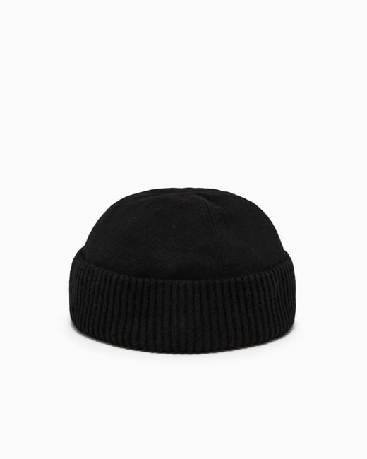 Cappello Cuculo di Giorgio Armani in Black da Uomo