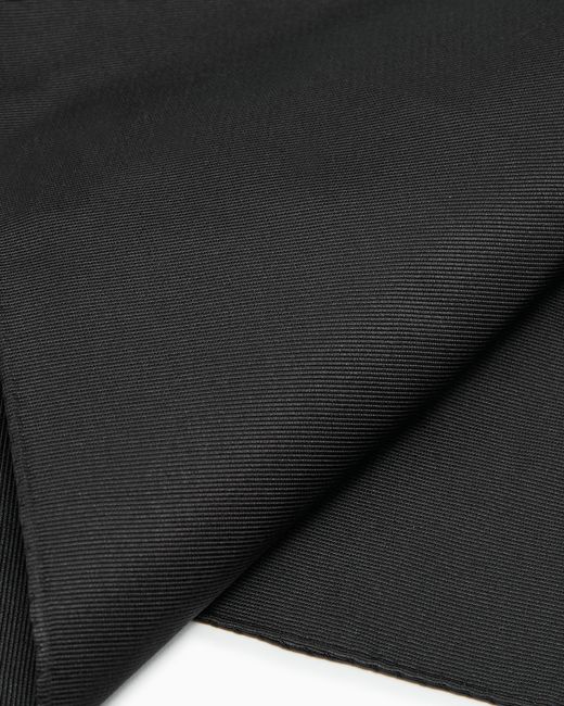 Giorgio Armani Black Silk Pocket Clutch Bag for men