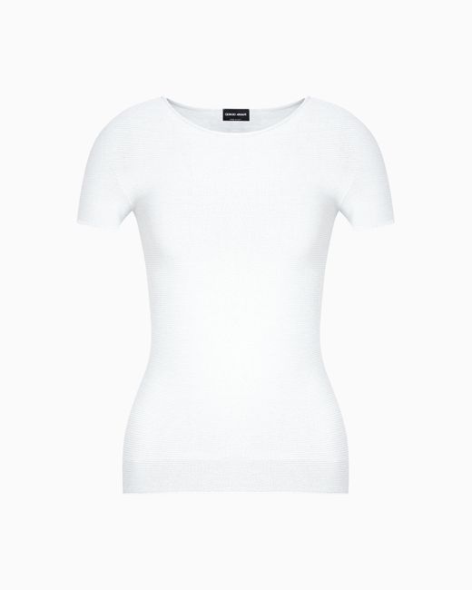 Maglia A Maniche Corte di Giorgio Armani in Gray