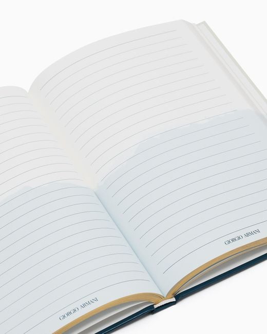 Giorgio Armani Blue Mare Hardback Notebook