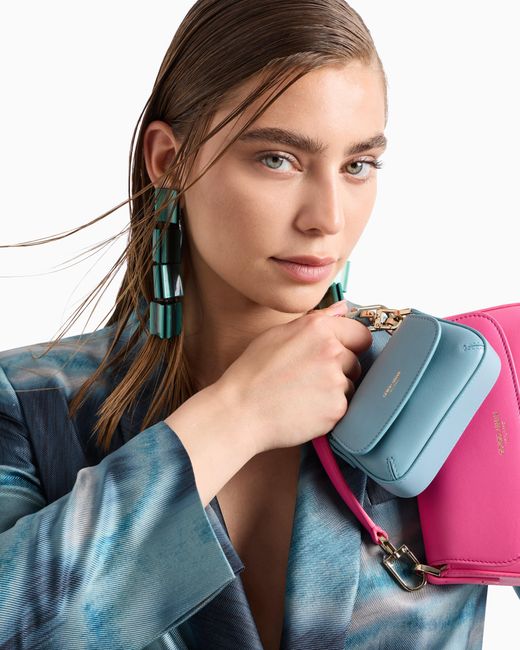 Giorgio Armani Blue La Prima Soft Micro Bag