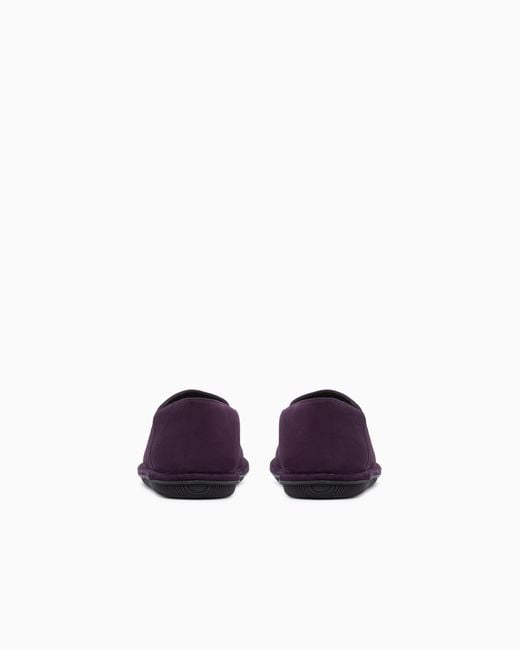 Giorgio Armani Purple Slippers for men