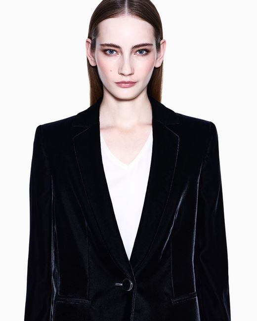 Giorgio Armani Black Single-Breasted Jacket