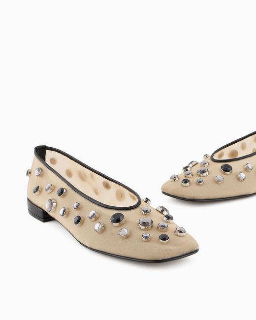 Giorgio Armani White X 10 Corso Como Ballerinas