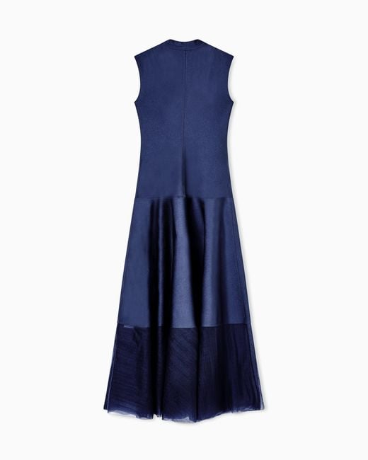 Giorgio Armani Blue Long Dress