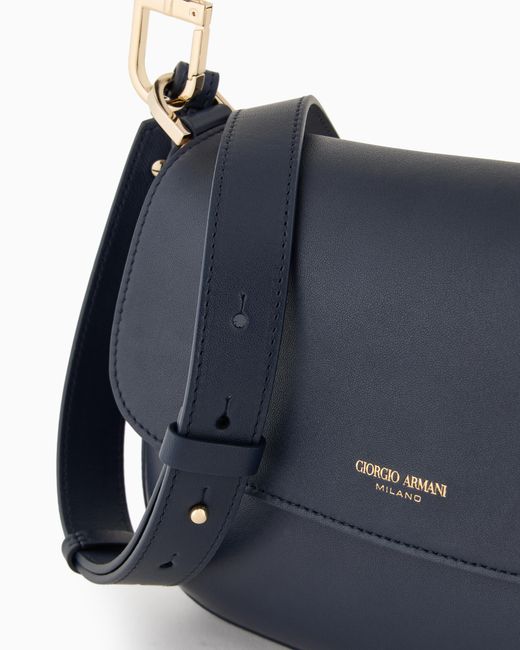 Giorgio Armani Blue Small La Prima Soft Bag