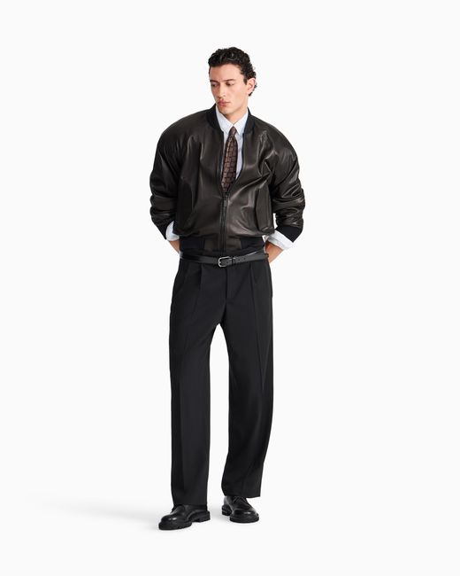 Giorgio Armani Gray Blouson Jacket Regular Fit for men