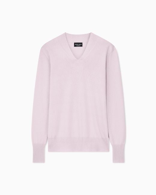 Giorgio Armani Pink Alashan Cashmere Jumper