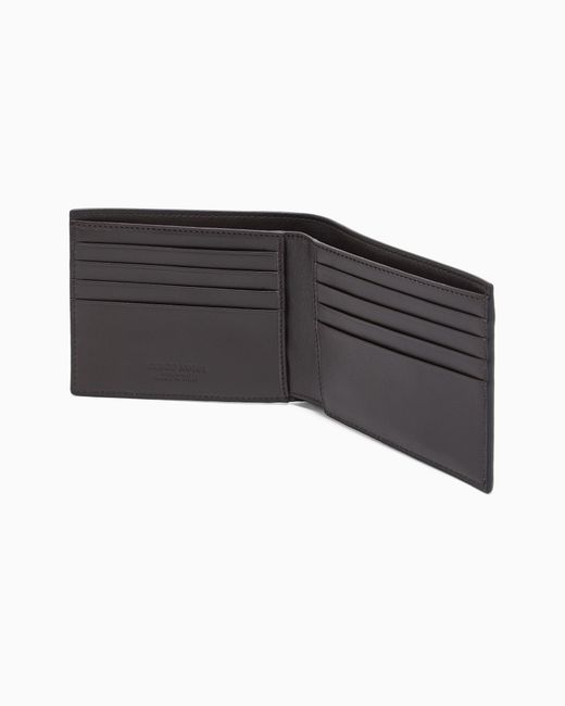 Giorgio Armani White Nappa-Leather Bifold Wallet for men