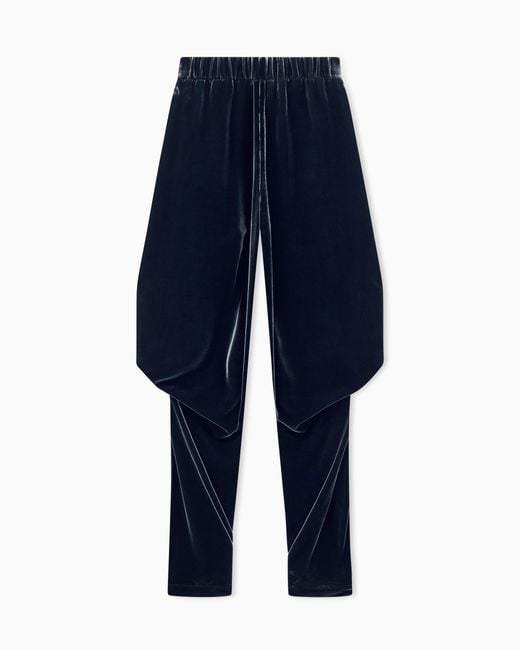 Giorgio Armani Blue Trousers Regular Fit