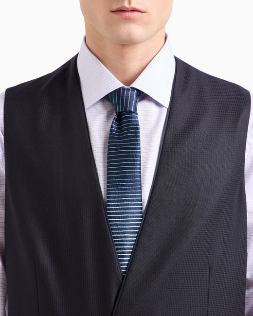 Camicia Regular Fit di Giorgio Armani in White da Uomo