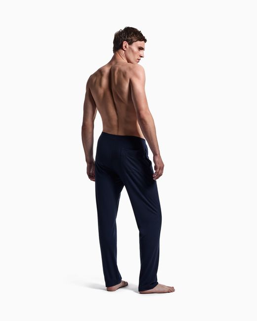 Giorgio Armani Blue Loungewear Trousers for men
