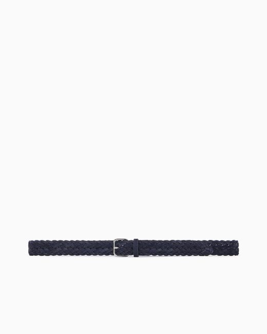 Giorgio Armani Blue Tongue Belt for men