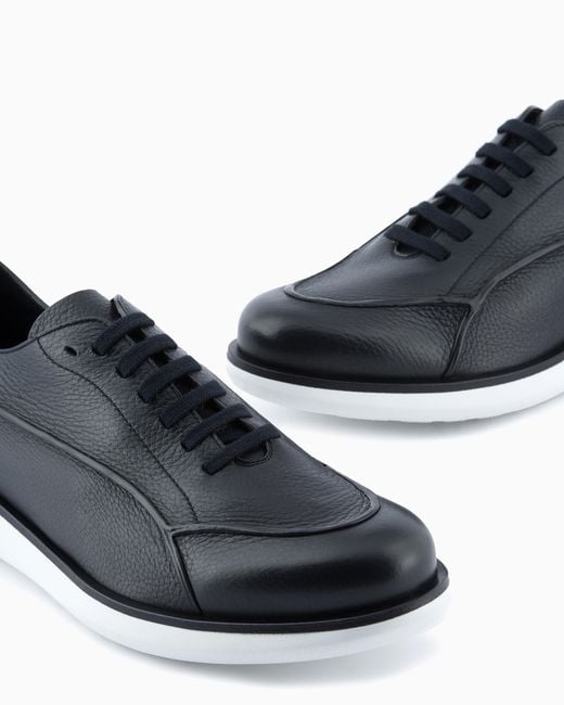 Giorgio Armani Blue Low-Top Sneaker for men
