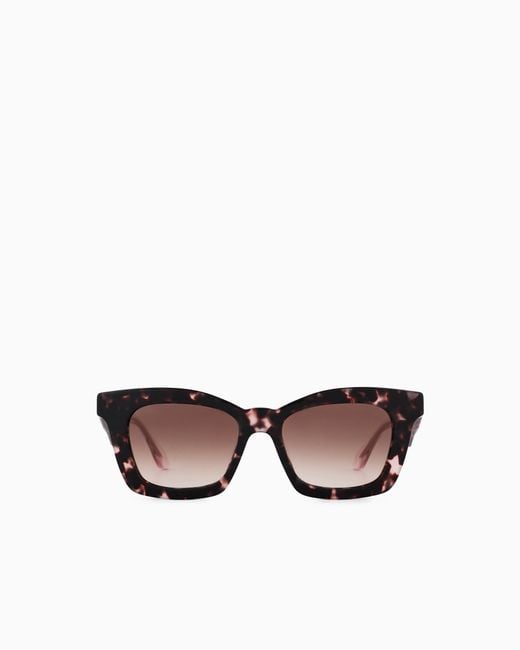 Giorgio Armani Multicolor Butterfly-Shaped Sunglasses