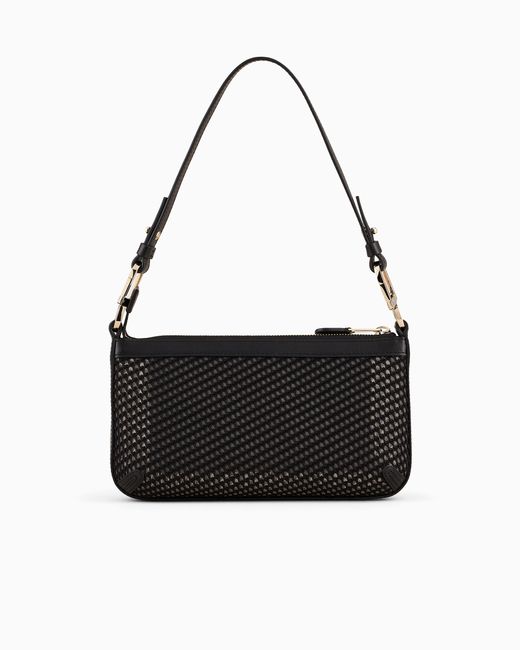 La Prima Borsa A Spalla Piccola di Giorgio Armani in Black