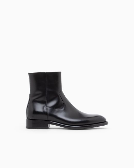 Giorgio Armani Black Boots for men