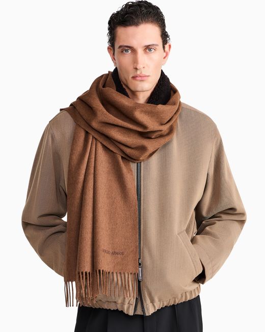 Giorgio Armani Brown Stole for men