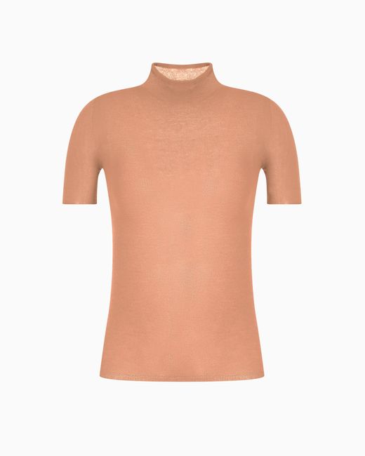 Jersey En Mezcla De Algodón Giorgio Armani de color Pink