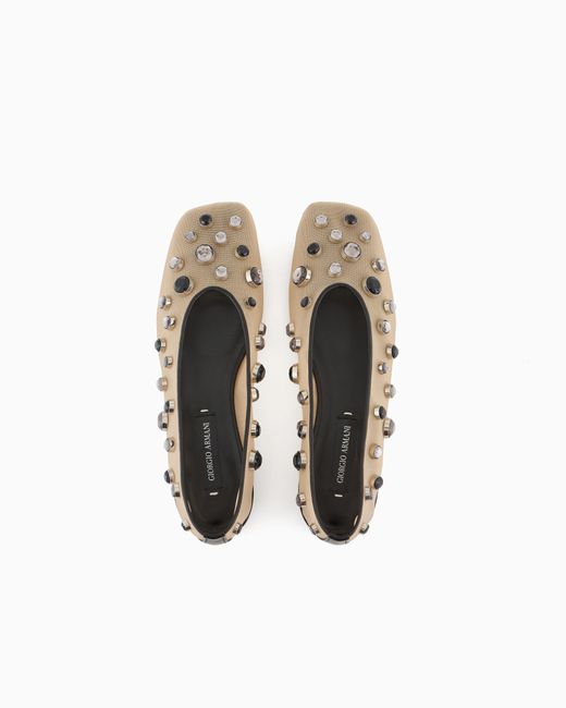 Giorgio Armani White X 10 Corso Como Ballerinas